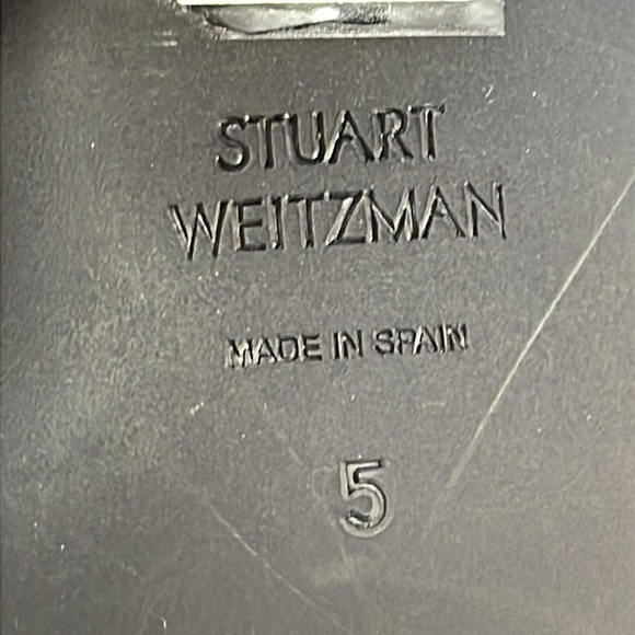 New Stuart Weitzman Genna 60 City Over the Knee Boots Black Stretch Leather 5 - Picture 13 of 15